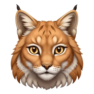 Eurasian Lynx in the snow beautiful aesthetic full image scenery sticker