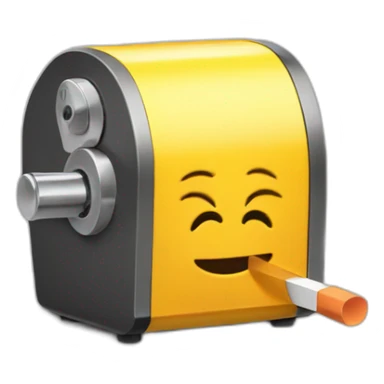 manual pencil sharpener sticker