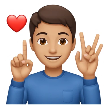 heart eyes flipping of the cameta sticker