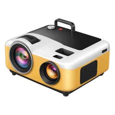 round white projector sticker