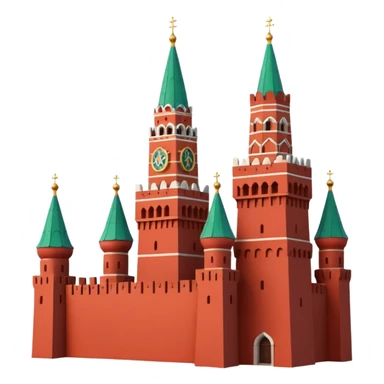 Red Tower Kremlin Moscow  sticker