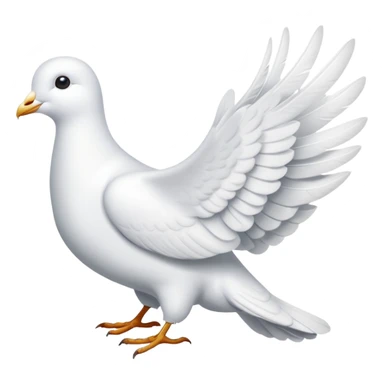 white dove sticker