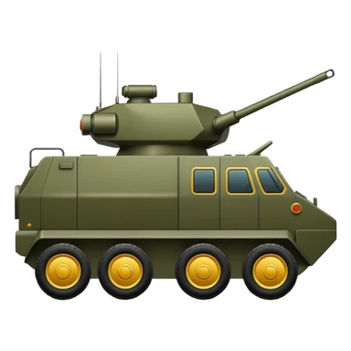 generate an ultra realistic armored vehicle sticker