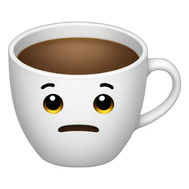 A cup with legs sticker