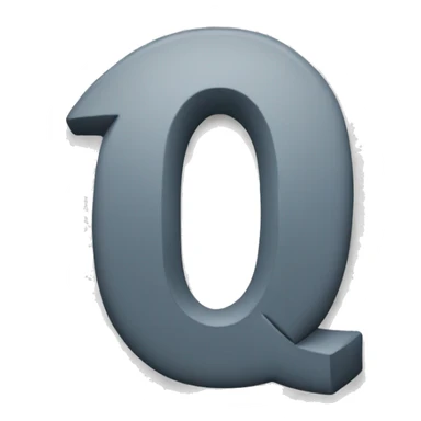 Letter Q sticker