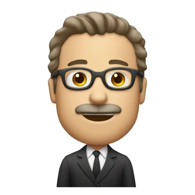 director de orquesta con palos sticker