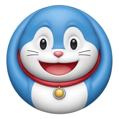 No don't create new emoji create the classic Doraemon sticker