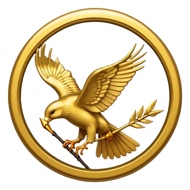 Mockingjay Pin sticker