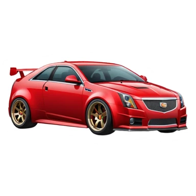 Red cts wide body sticker