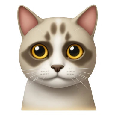 gato napolitano com olhos meigos  sticker