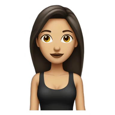 brunette nightclub girl sticker