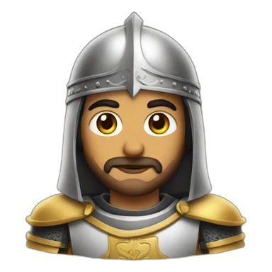 Arabic Knight sticker