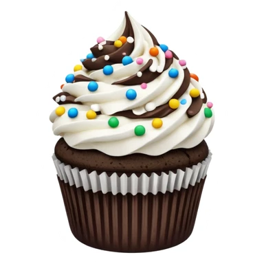 Cookies and cream cupcake sticker