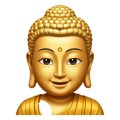 Buddha's smile sticker