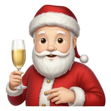 Santa Claus new year sticker