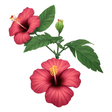 Hibiscus sticker
