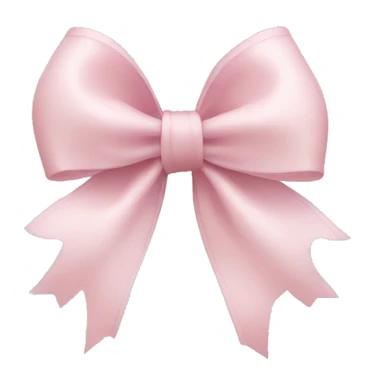 swan light pink bow sticker
