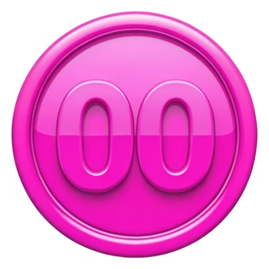 Pink 100 sign sticker
