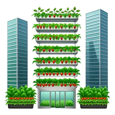 Vertical farms grow fresh produce in urban high-rises
 sticker