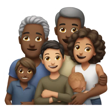 Home family love sticker