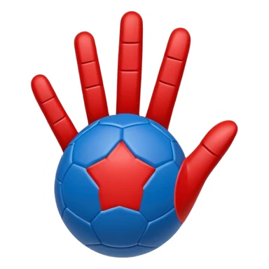 Finger football  in blue (#00A3E0) and red (#F9423A)  sticker