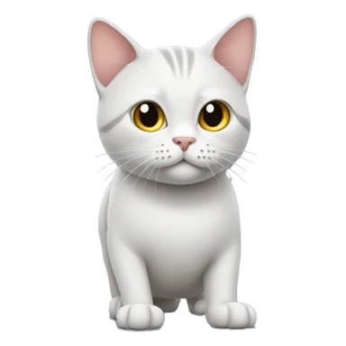 Cat does not want to take a walk sticker