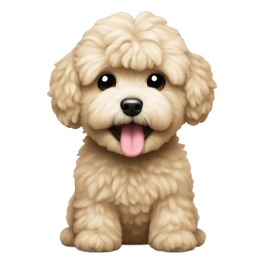 Maltipoo sing karaoke sticker