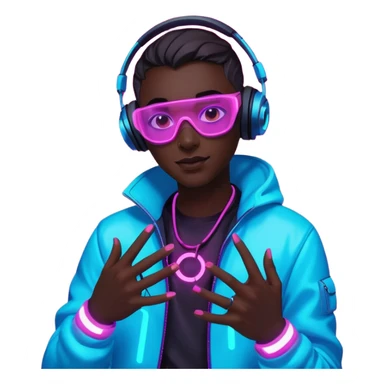 Techno Rave Dj sticker