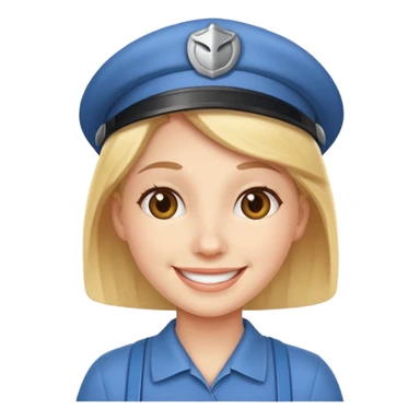 Friendly helper, one person sticker