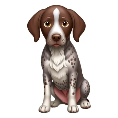 Liver Roan German short haired pointer  sticker