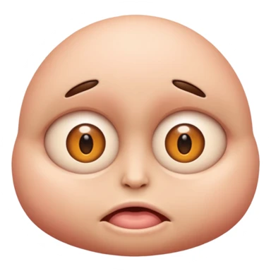 Eyes popping out sticker