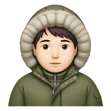 greenland citizen standing full scale sticker