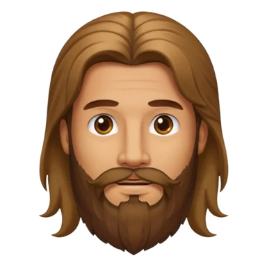 camper long haired man sticker