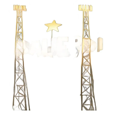 Hollywood sign sticker