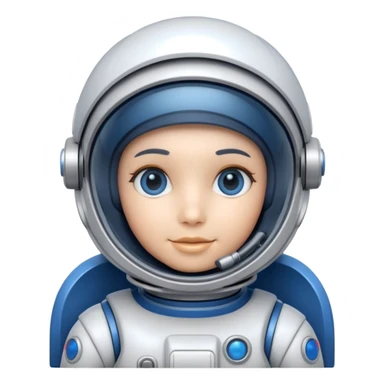 astonaut robot copilot sticker