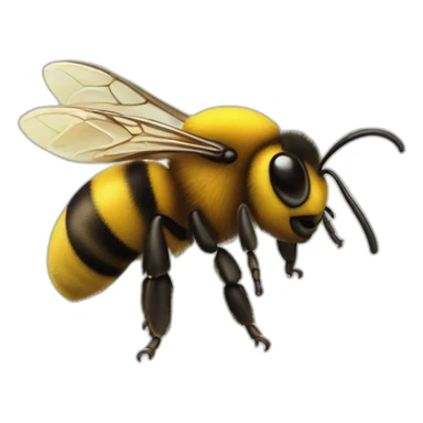 Bumble-bee beer sticker