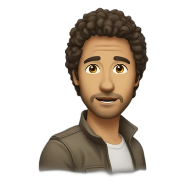 Starsky with scruff sticker