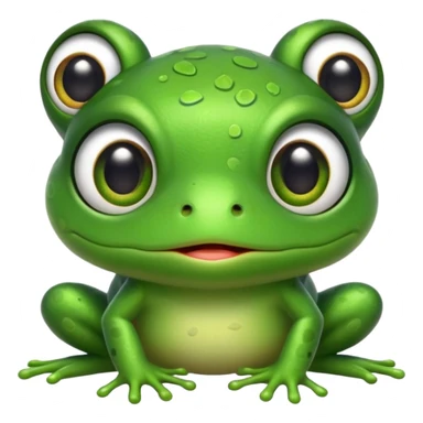 cute frog sticker