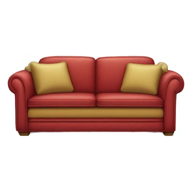 Double decker couch sticker