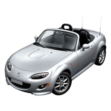 mazda mx-5 NC 2008 silver hardtop (not soft-top) (not ND) sticker