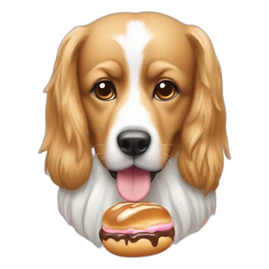 Éclair se bat avec chien sticker