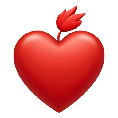 corazón con un moño  sticker