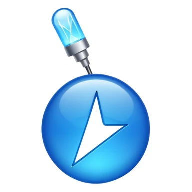 Creame la verificacion celeste chillante como un 100% como la de tiktok sticker