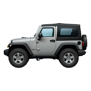 Grey jeep rubicon sticker