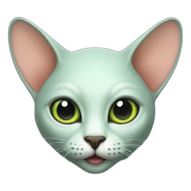 cat alien sticker