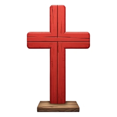 cancel Cross  red color sticker