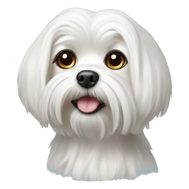 Realistic Maltese dog  sticker