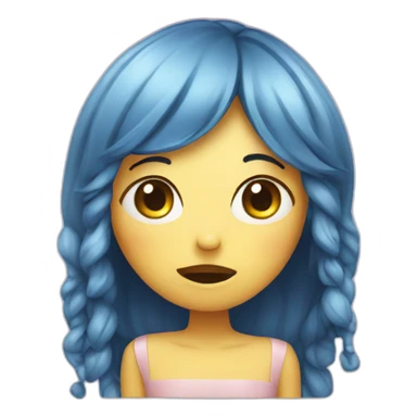 party emoji with tears and yum sticker