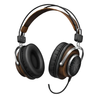 old headphones sticker