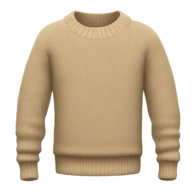 Beige sweater sticker